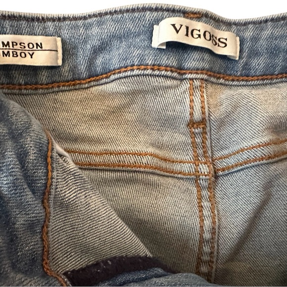 Vigoss‎ Thompson Tomboy Mid rise Jean Size 16 Color Indigo - Picture 9 of 10